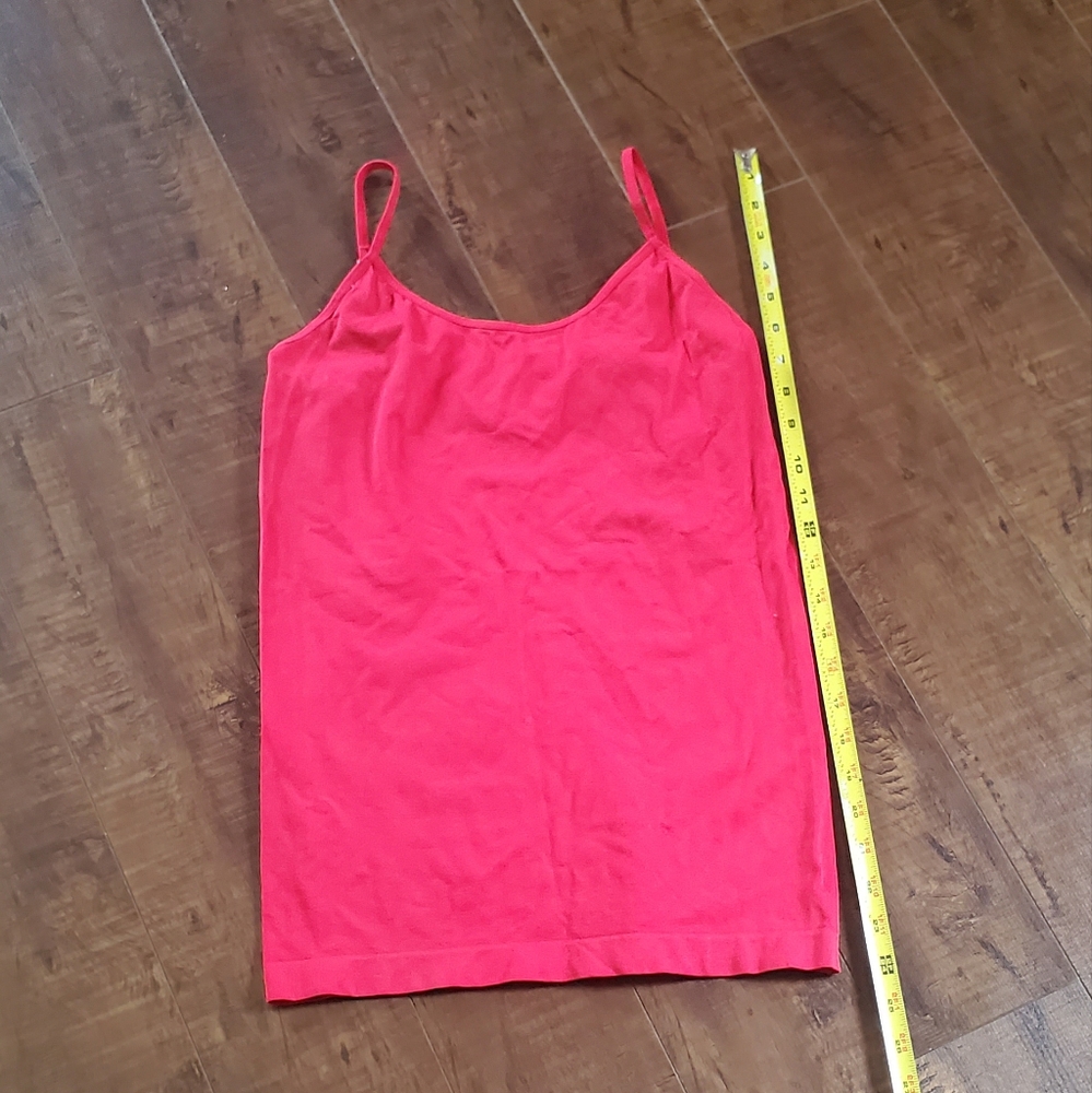 GLO Jeans Red Women's Tank Cami Top EUC Soft Material